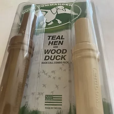 New In Box Duck Commander Sealed Teal Hen Wood Combo Duck Call NIB Kill Season • $67.99