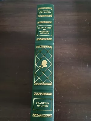  Great Cases Of Sherlock Holmes – Sir Arthur Conan Doyle 1987 Franklin Library • £9.65