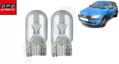 VAUXHALL CORSA C 2000-06 Numberplate Bulbs 501 W5W 12V 5W • $4.87