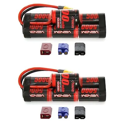 Venom 8.4V 5000mAh 7 Cell Hump NiMH Battery With Universal Plug System X2 Packs • $139.98