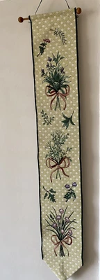 £19.99 • Buy Vintage Style Tapestry Style Bell Pull Wall Hanging Scroll  Fully Lined