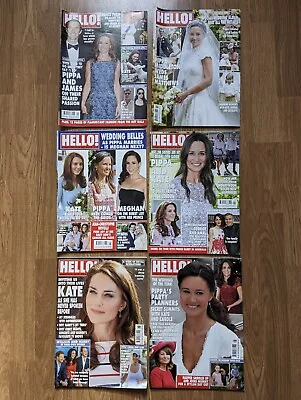 Hello! Magazine Bundle Lot Of 6 Pippa Wedding And Kate Middleton From 2017 • £10