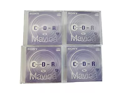 NEW Sealed SONY Mavica CD-R 156MB Recordable MINI CD 4 Lot NOS FREE SH • $19.95