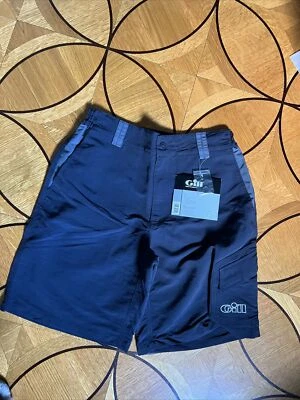 $60 • Buy Gill Performance Sailing Shorts Fishing Boating Outdoor Style1644 Black SM