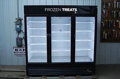 True GDM-72F-HC~TSL01 Glass Three 3 Door Reach In Freezer Merchandiser LED • $4795