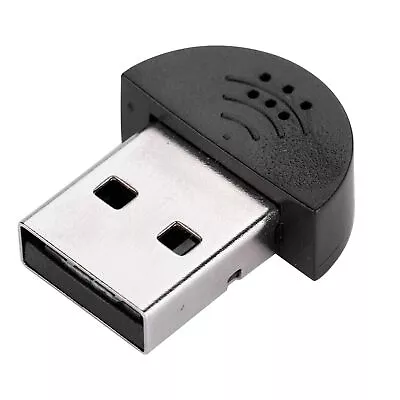 USB Mini Studio Speech Microphone Recording Audio MIC Adapter For Computer PC • $9.55