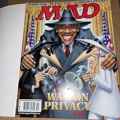 MAD Magazine #523 Oct 2013 Obama Spy Vs Spy VG W/mailer Shipping Included￼ • $16.90