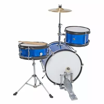 DXP 3 Piece Junior Drum Kit Metallic Blue • $217.95