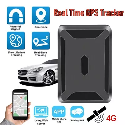 4G Mini Magnetic GPS Tracker Real Time Tracking Locator Device For Car Truck AU • $65.59