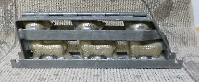 Vintage 4  Hinged Triple Lamb Chocolate Mold  VGC • $125