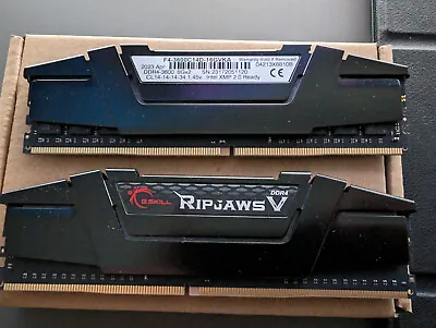  G.Skill Ripjaws V F4-3600C14D-16GVKA 16GB 2x8GB DDR4 F4-3600C14D-16GVKA • £120