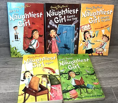 5 X ENID BLYTON  Books- The Naughtiest Girl Paperback • £3.99