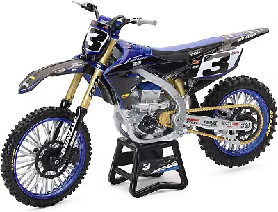 NewRay 1:12 Scale Yamaha Team YZ450F Eli Tomac #3 W/#1 SX/MX Dirt Bike • $32.99