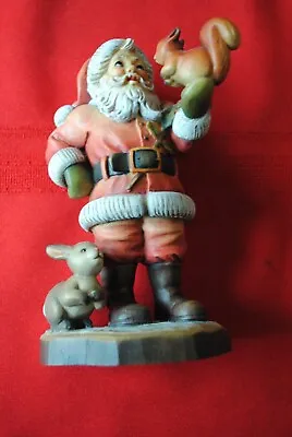 $99.95 • Buy Vintage ANRI Sarah Kay Father Christmas 4  Santa Wooden Carved Figurine