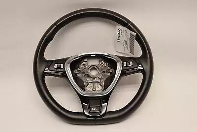 2019-2021 Jetta Except Gli Steering Wheel Leather Black W/ Switches Oem • $178