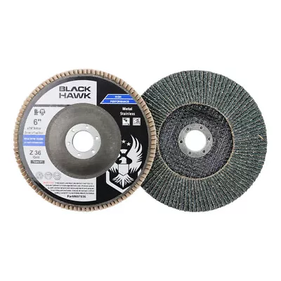 BHA 6  X 7/8  Zirconia Flap Discs Grinding Wheels For Angle Grinder T27 - 5 Pack • $29.99