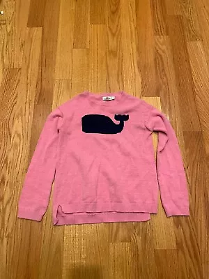 Vineyard Vines Girls Size 14 Large Pink Whale Sweater • $6.99