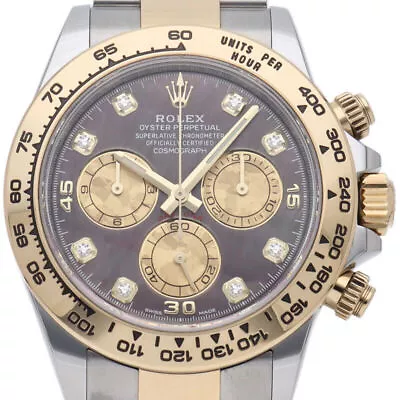 ROLEX Cosmograph Daytona 8P Diamond Shell 116503NG (Runtime) Box Warranty K1... • $43893.02