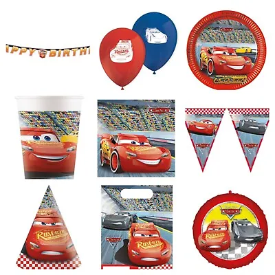 Disney Cars Themed Balloons Bunting Banners Birthday Table Party Decorations • £6.99