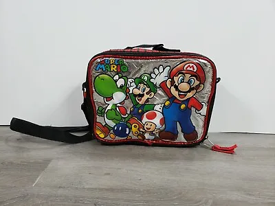 2013 Nintendo Super Mario Insulated Lunch Bag With Shoulder Strap • $14.99