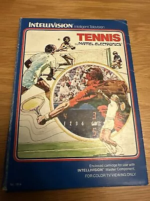 Mattel Intellivision Tennis Boxed • £8.49