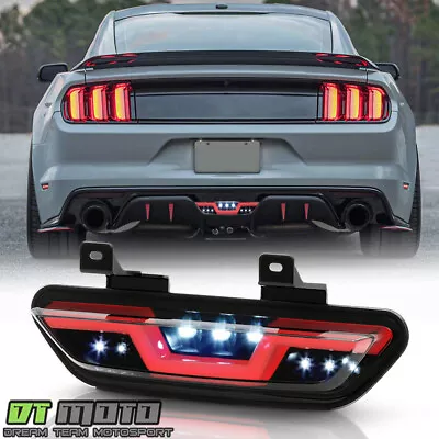 2015-2021 Ford Mustang Smoke W/Clear LED Tube Parking Light Reverse Back Up Lamp • $98.99