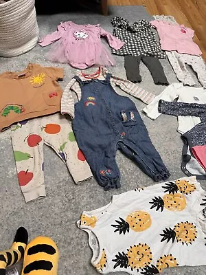 Baby Girl Clothes Bundle 6-9 Months • £7.99