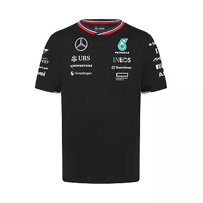 2024 Mercedes AMG F1 Men's Team Black T-shirt (M) • $73