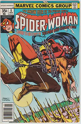 Spider Woman 8 November 1978 Two Stories Carmine Infantino Art/Cover Dr Doom Ad • $5.99