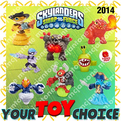 McDonald's 2014 SKYLANDERS SWAP FORCE Skylander Action Figure YOUR Toy CHOICE • $2