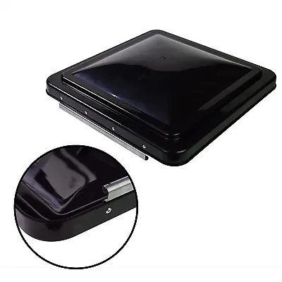 1 RV Roof Vent Cover Replacement Lid Motorhome Camper RV Trailer Black 14  X 14  • $22.99