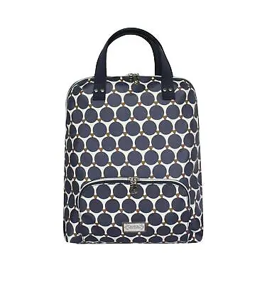 £44.50 • Buy Earth Squared - Oil Cloth Backpack - Portobello - Navy Blue & Cream