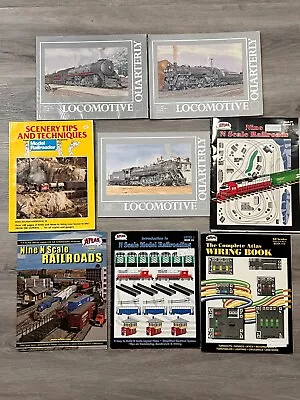 Lot Of 8 Books Magazines N Scale Model Railroad Scenery Track Layouts Wiring • $4.99