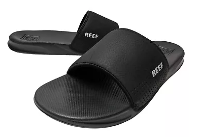 Reef Men's  One Slide  Sandals Size 10 Black  • $31.22