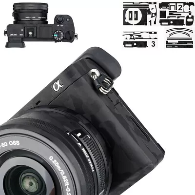 $17.59 • Buy 3M Camera Body Skin Film Cover Protector Fr Sony A6100 A6400 A6300 +16-50mm Lens