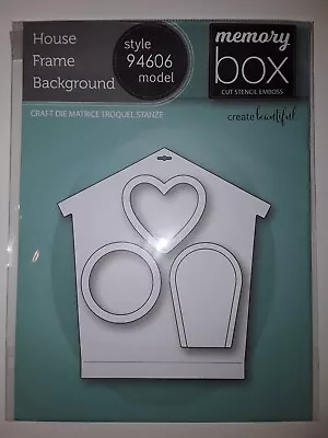 Memory Box Die Set House Frame Background Cardmaking Hanging Ornaments • £11.90