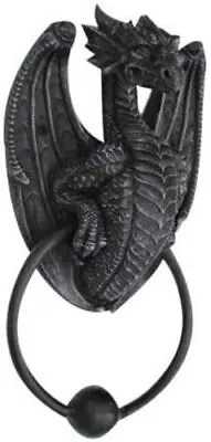 $36.94 • Buy Pacific Giftware 7 Inch Dragon Gargoyle Bust Resin Door Knocker Statue Figurine