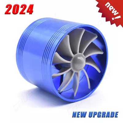 Car Air Intake Fan Single Turbine Turbo Supercharger Turbonator Gas Fuel Saver • $10.99