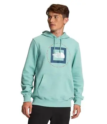 The North Face Geo NSE NF0A7UO7863 Mens Wasabi Shady Blue Pullover Hoodie NCL442 • $54