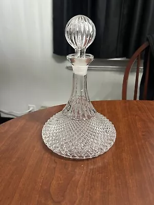 Vintage Crystal Whiskey Decanter • $60