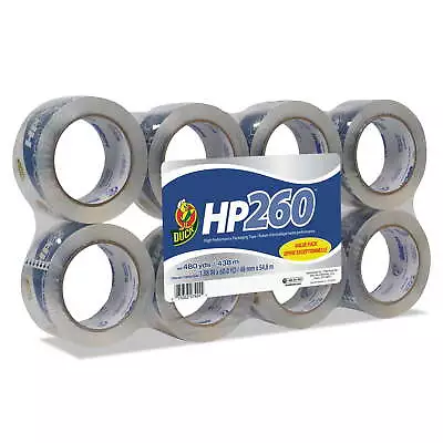 Duck Brand HP 260 1.88 In. X 60 Yd. Clear Acrylic Packing Tape 8-pack • $27.63