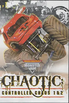 Monster Jam Chaotic: Controlled Chaos 1 & 2 DVD Set Feld Motorsports Trucks NEW • $49.95