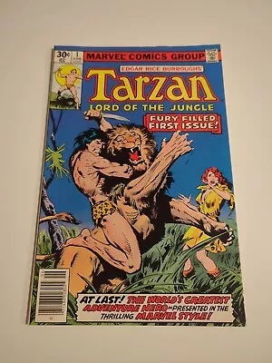 Marvel Comics TARZAN LORD OF THE JUNGLE #1 First Printing Newsstand 1977 Nice! • $6.99