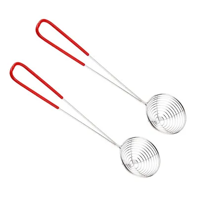 £7.94 • Buy 2pcs Stainless Steel Strainer   Ladle Mesh Wire   Spoon 30cm