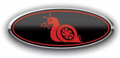 FITS Ford FOCUS ST/RS FIESTA ST TURBO SNAIL Logo Overlay Decals 3PC Kit! BLK/RED • $29.11