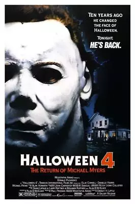 Halloween 4 Movie Poster Print 8x10 11x17 16x20 22x28 24x36 27x40 Michael Myers • $9.99