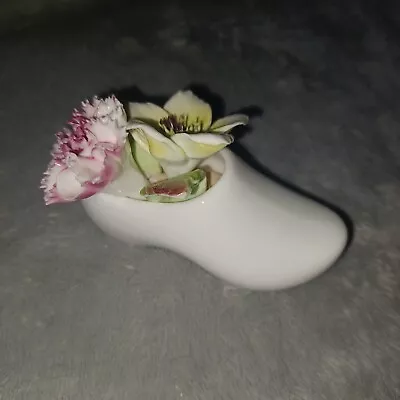 Vintage Coalport Flower Filled Clog • £4