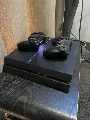 $142 • Buy Sony Playstation 4 1TB Home Console - Black + 2 Controllers + 11 Games