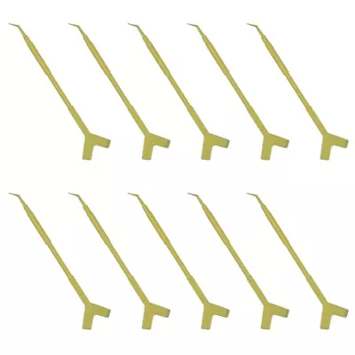 10x 2Way Eyelash Perming Y Comb Brush Lash Lifting Curler Applicator • $7.40