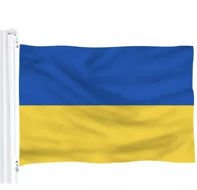 3x5Ft Ukraine Flag Plain Premium Quality Ukrainian House Banner • $2